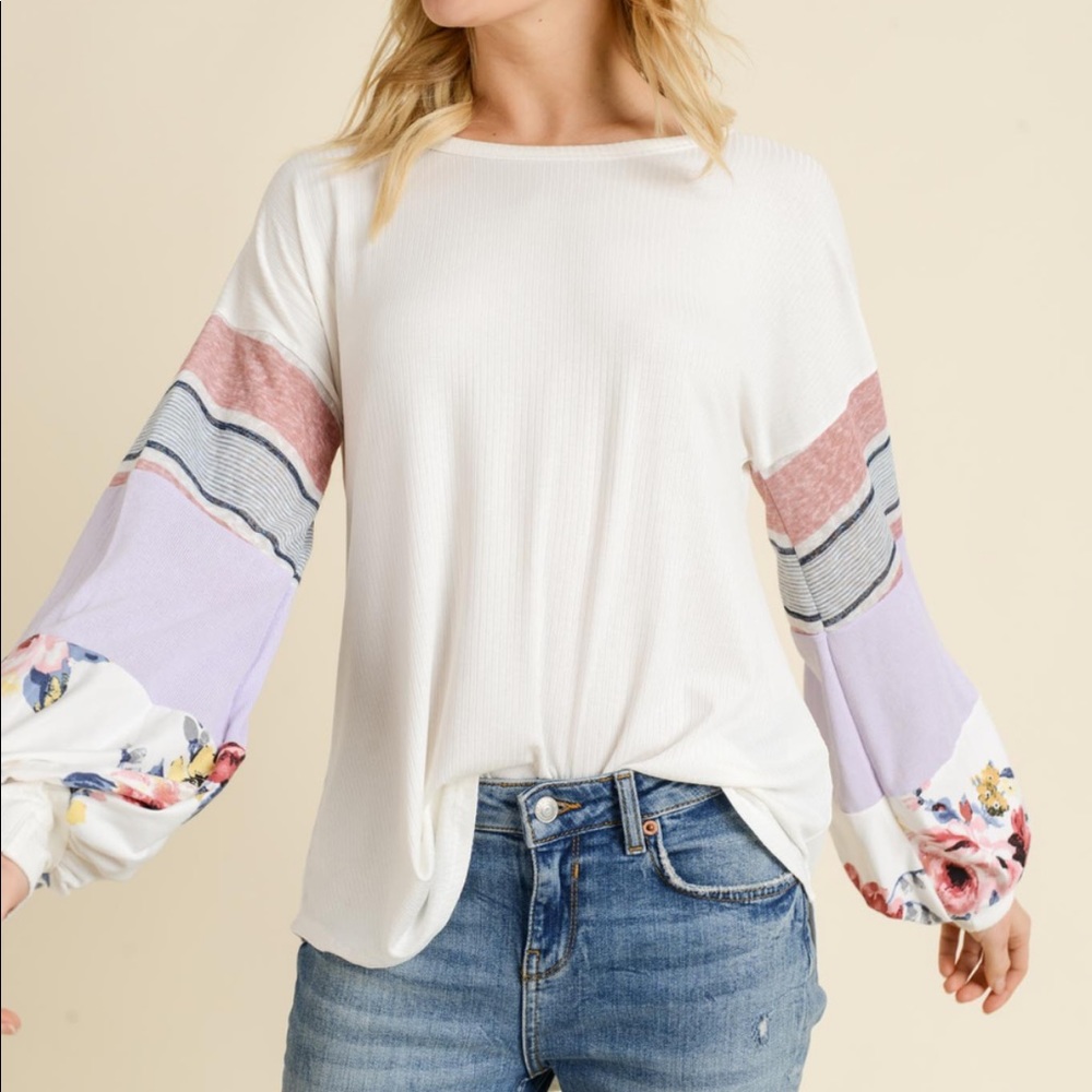 Balloon Sleeve Top